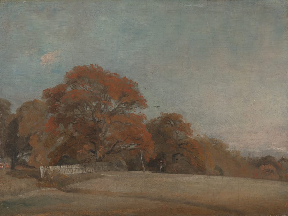 An Autumnal Landscape at East Bergholt - John Constable (c. 1805–1808)