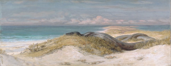 Lair of the Sea Serpent - Elihu Vedder (1899)