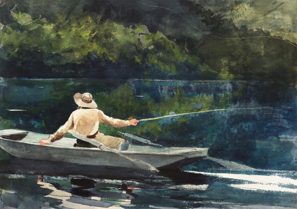 Casting, Number Two - Winslow Homer (1894)
