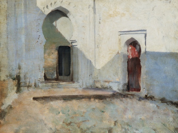 Courtyard, Tétouan, Morocco - John Singer Sargent (ca. 1879–1880)