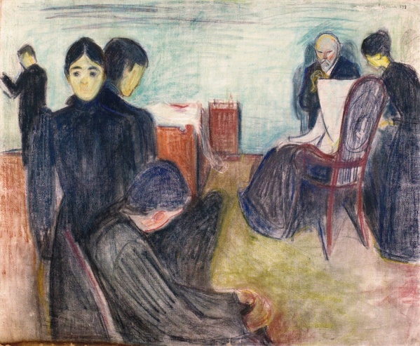 Death in the Sickroom - Edvard Munch (1893)