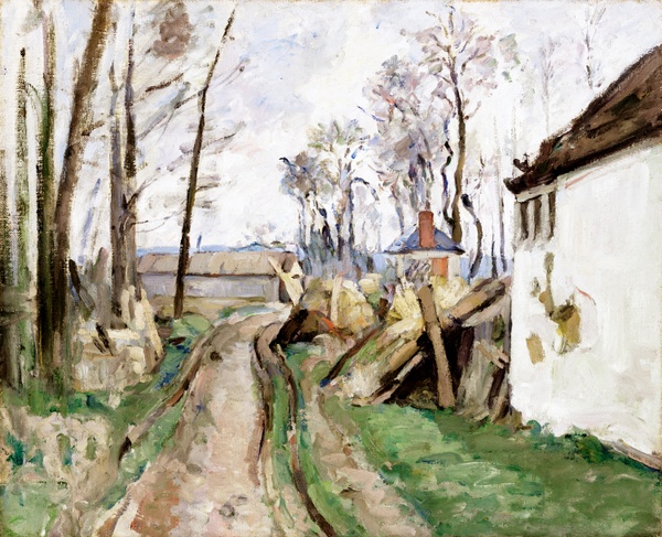 Village Road, Auvers - Paul Cézanne (ca. 1872–1873)