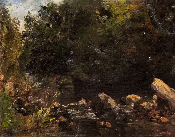 La Forêt de Fontainebleau - Gustave Courbet (c. 1860s)