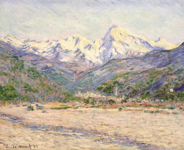 The Valley of the Nervia - Claude Monet (1884)