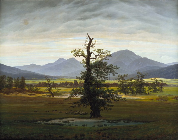 The Lonely Tree (Der einsame Baum) - Caspar David Friedrich (1822)
