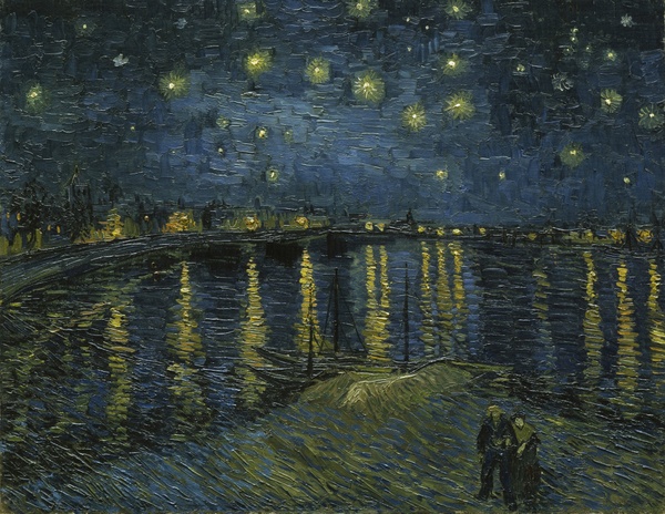 Starry Night Over the Rhône - Vincent van Gogh (1888)