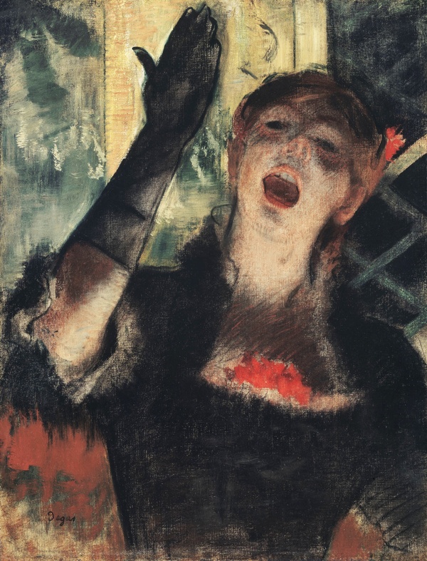 Café Singer - Edgar Degas (1879)