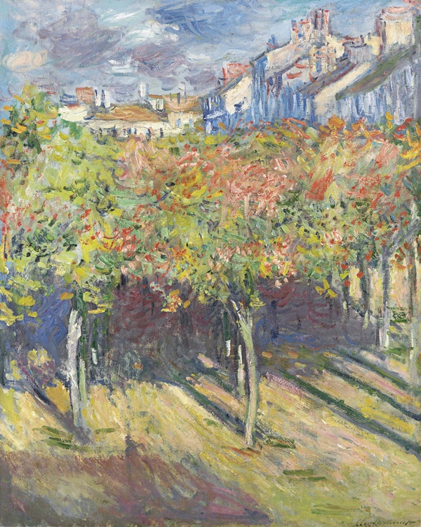 Les Tilleuls à Poissy (The Lindens of Poissy) - Claude Monet (1882)