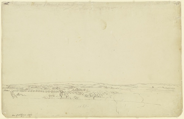 Blick zur Granitz (Rügenlandschaft) - Caspar David Friedrich (1801)