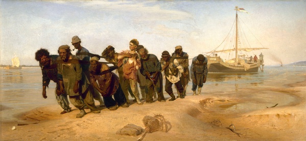 Barge Haulers on the Volga - Ilya Repin (1873)