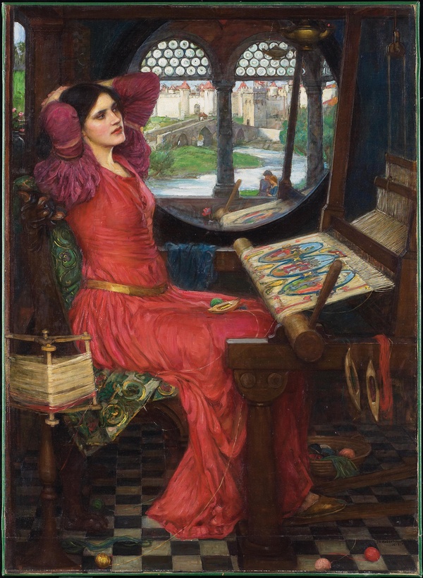 "I am half sick of shadows," said the Lady of Shalott - John William Waterhouse (1915)