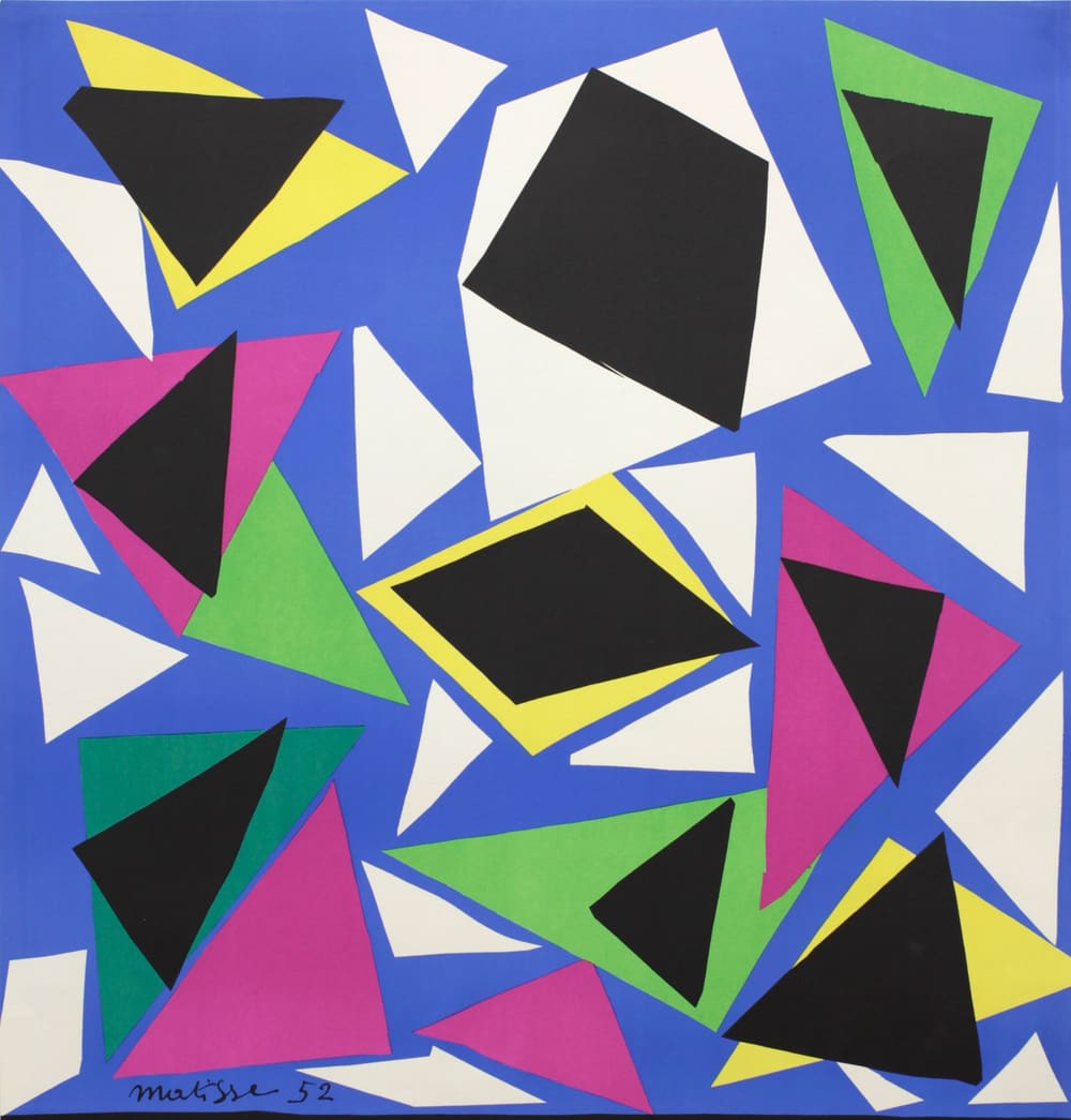 Exhibition Poster: Gouaches Découpées - Henri Matisse (1961)