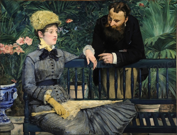 In the Conservatory - Édouard Manet (1879)