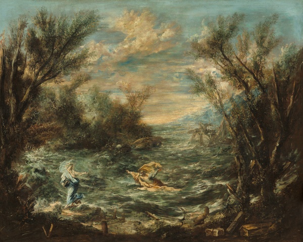 Christ at the Sea of Galilee - Alessandro Magnasco (1740)