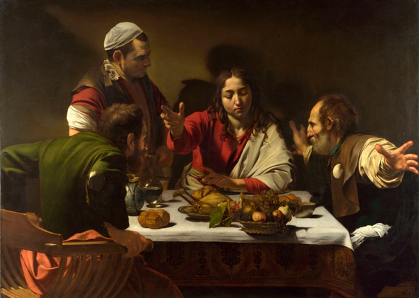 The Supper at Emmaus - Caravaggio (1601)