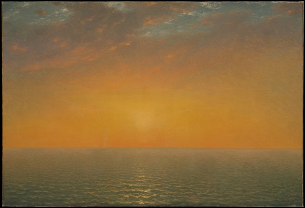 Sunset on the Sea - John Frederick Kensett (1872)