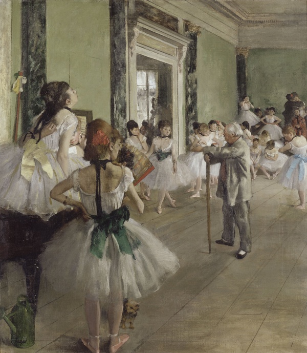 The Ballet Class (La Classe de danse) - Edgar Degas (1871-1874)