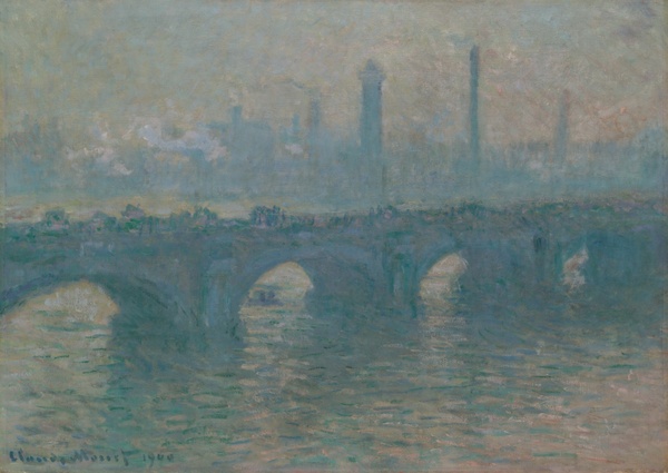 Waterloo Bridge, Gray Weather - Claude Monet (1900)