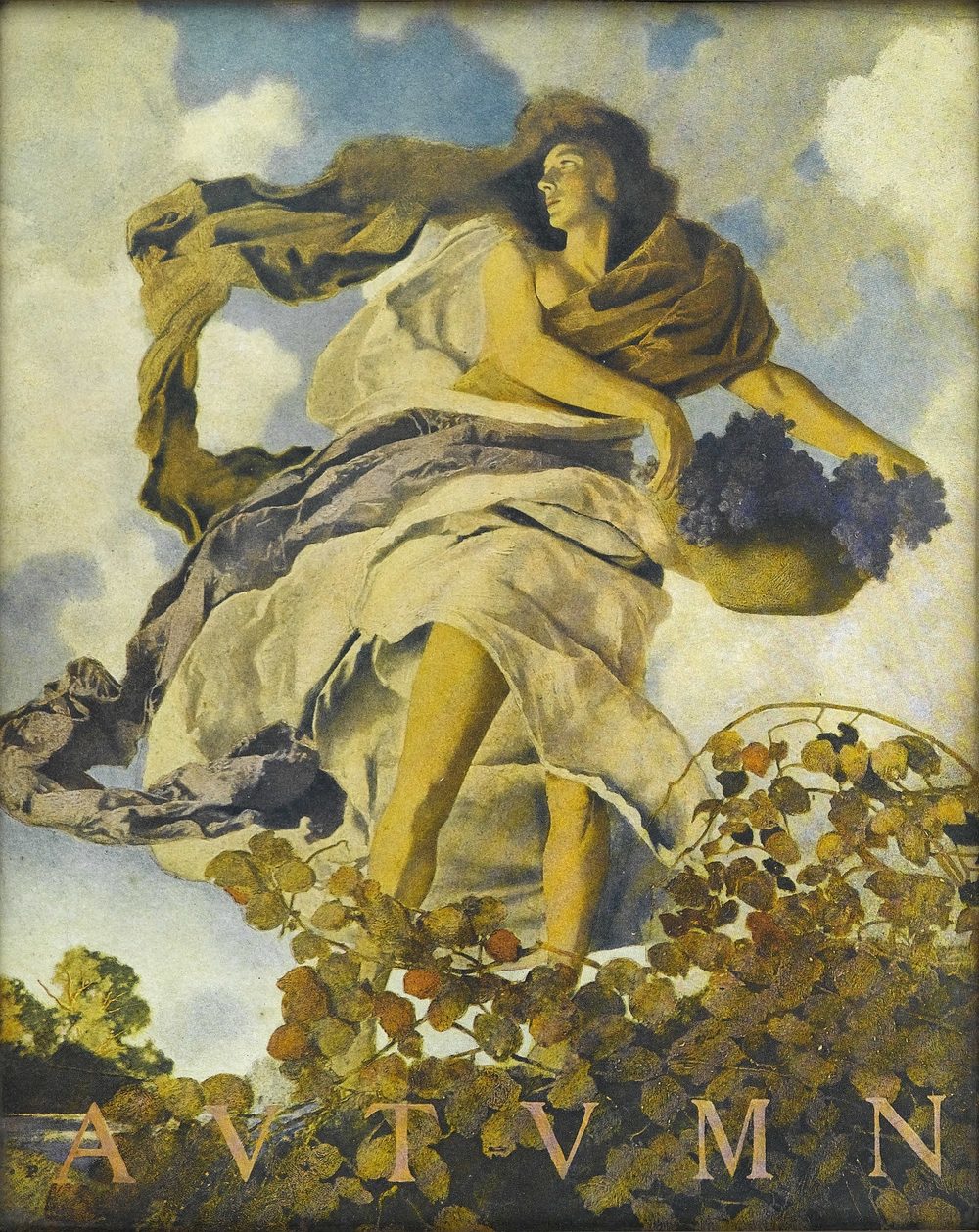 Autumn - Maxfield Parrish (1905)