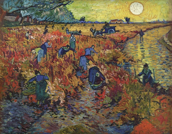 The Red Vineyard - Vincent van Gogh (1888)