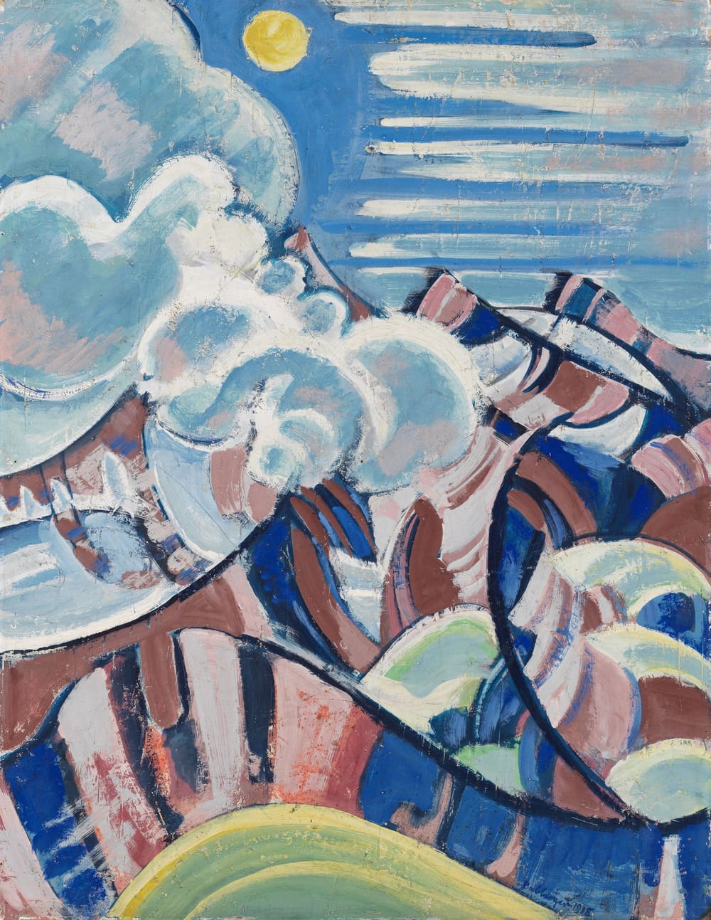 Blick über das Gental - August Babberger