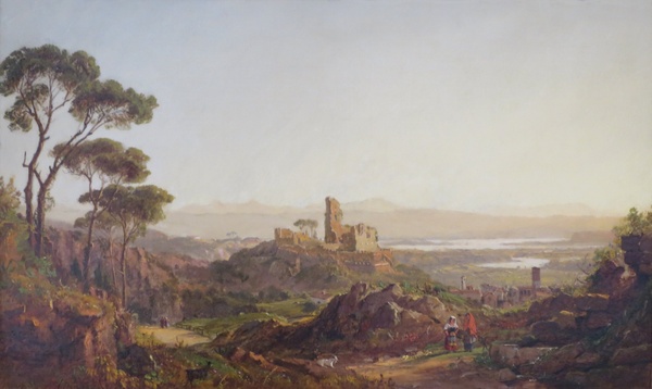 Ruins at Narni, Italy - Jasper Francis Cropsey (1875)