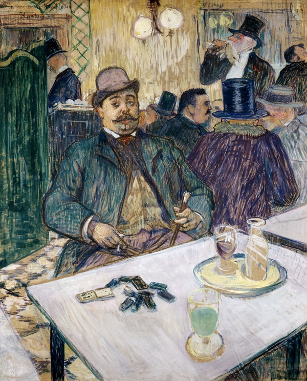 Monsieur Boileau at the Café - Henri de Toulouse-Lautrec (1893)