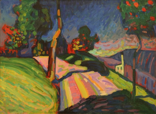 Kohlgruber Street in Murnau - Wassily Kandinsky (1908)