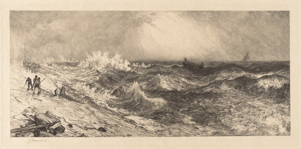 The Much Resounding Sea - Thomas Moran (1886)