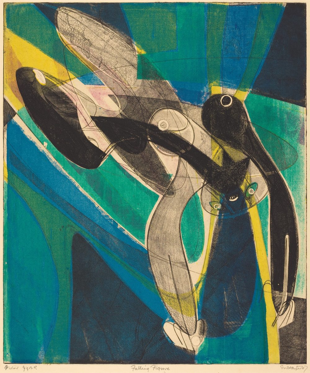 Falling Figure - Stanley William Hayter (1947)