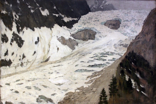 Alps. Snow - Isaac Levitan (1897)