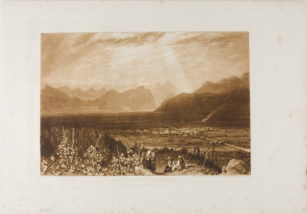 Chain of Alps from Grenoble to Chamberi - J.M.W. Turner (1812)