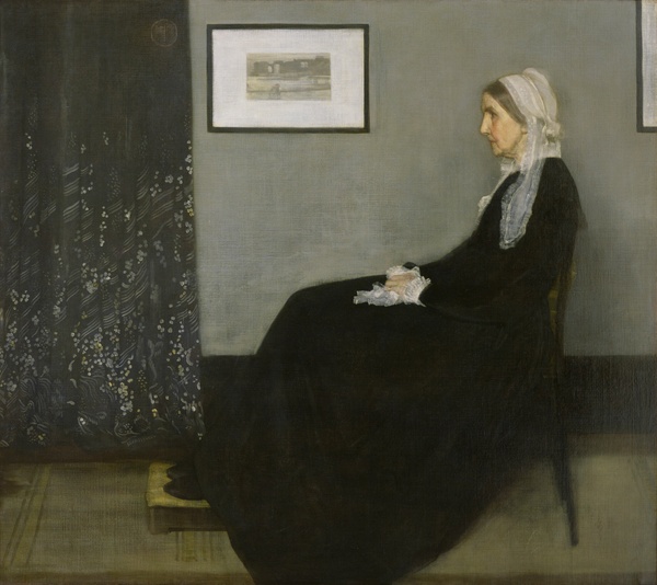 Arrangement in Grey and Black No. 1 (Portrait of the Artist's Mother) - James McNeill Whistler (1871)