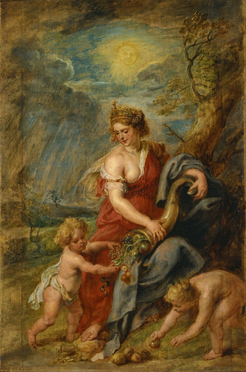 Abundance (Abundantia) - Peter Paul Rubens (c. 1630)