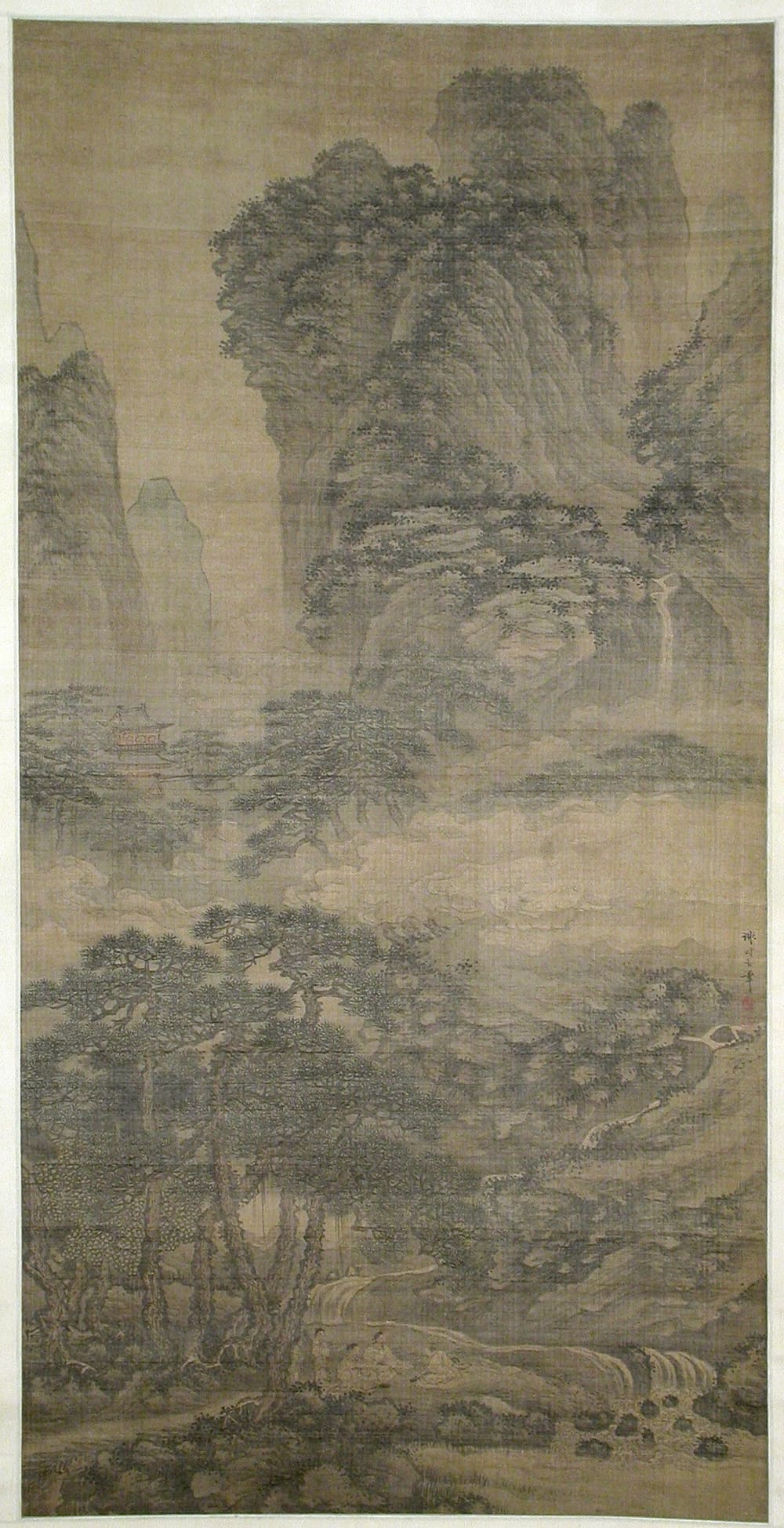 Listening to the Zither Among Streams and Pines - Xie Shichen (1487–after 1567)