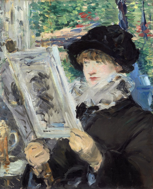 Woman Reading - Édouard Manet (ca. 1880–1881)