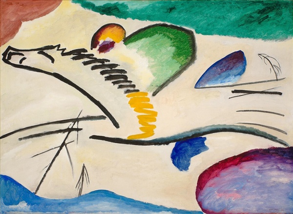 Lyrisches (Lyrical) - Wassily Kandinsky (1911)