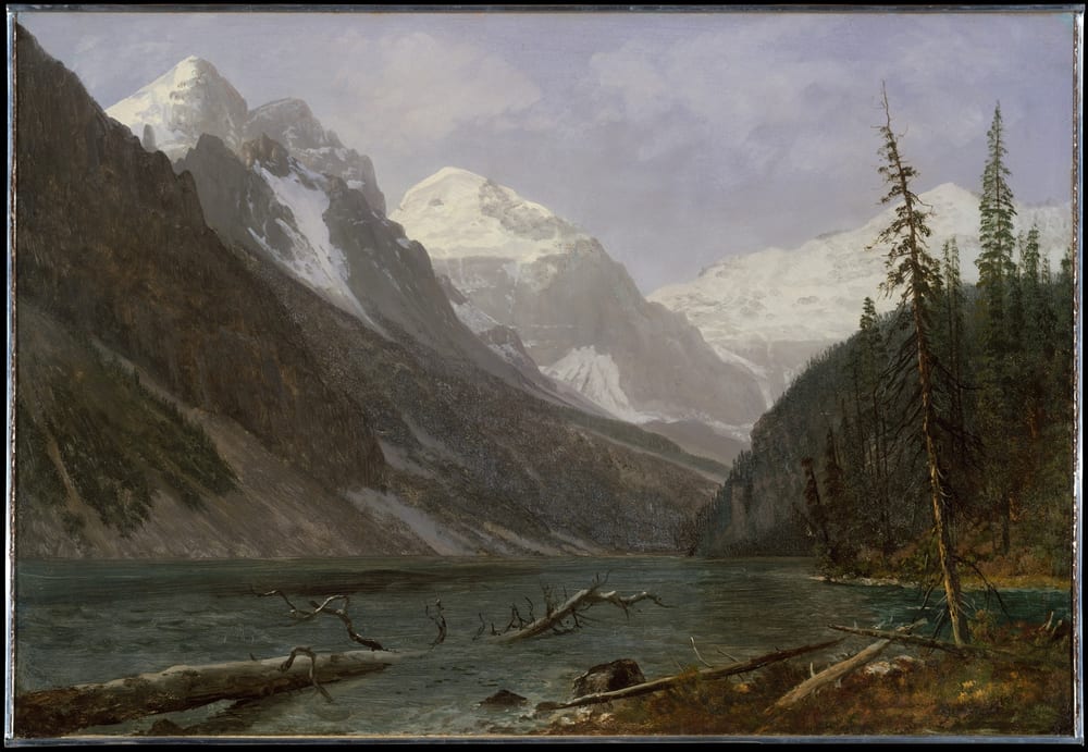 Canadian Rockies (Lake Louise) - Albert Bierstadt (ca. 1889)