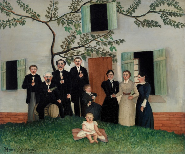 The Family (La Famille) - Henri Rousseau (ca. 1890–1900)