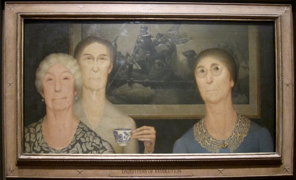 Daughters of Revolution - Grant Wood (1932)