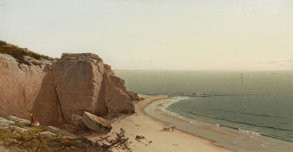 A Quiet Day near Manchester - Alfred Thompson Bricher (1873)