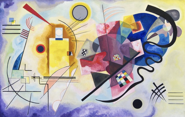 Yellow-Red-Blue - Wassily Kandinsky (1925)