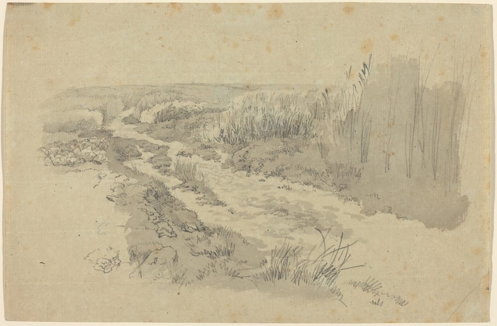 A Path through Fields near Leipzig - Carl Gustav Carus (1812)