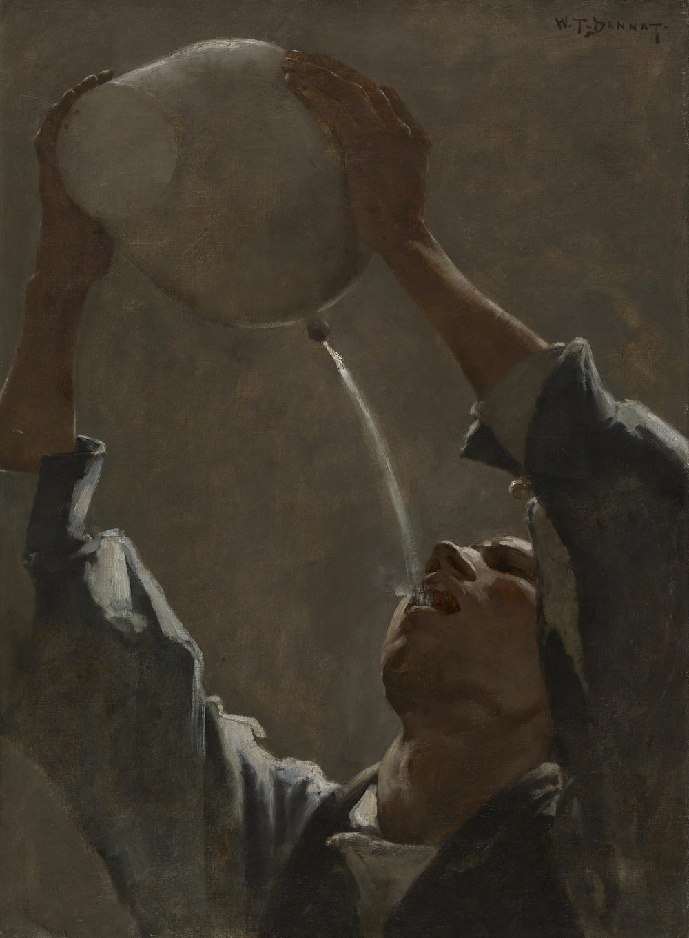 Study for "An Aragonese Smuggler" - William Turner Dannat (1881)