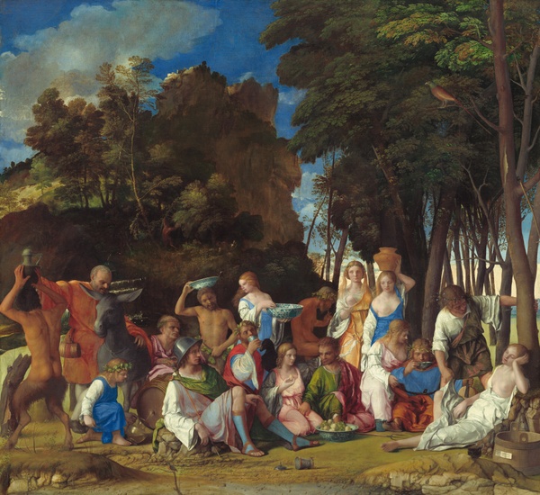 The Feast of the Gods - Giovanni Bellini and Titian (1514/1529)