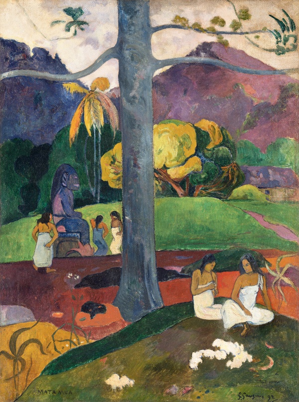 Mata Mua (In Olden Times) - Paul Gauguin (1892)
