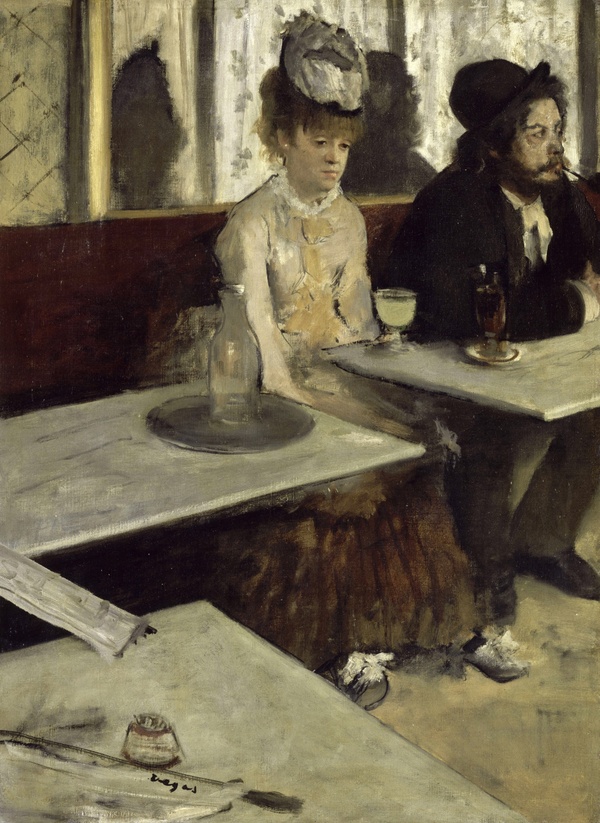 In a Café (L'Absinthe) - Edgar Degas (1875–1876)