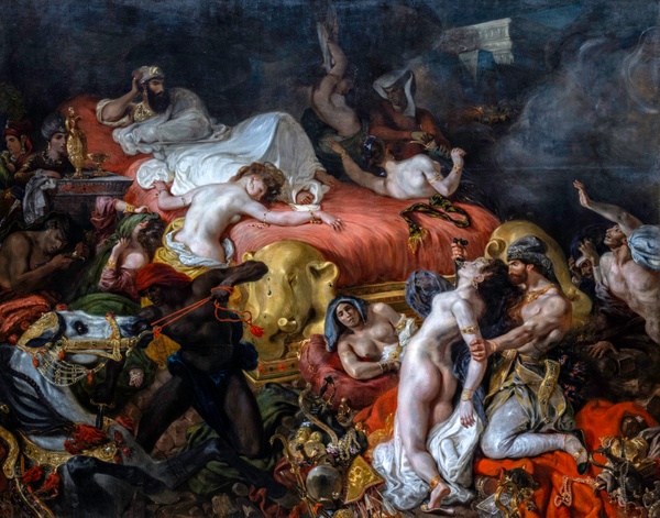 Death of Sardanapalus - Eugène Delacroix (1827)
