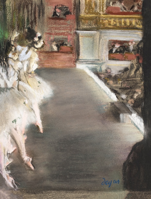 Dancers at the Old Opera House - Edgar Degas (c. 1877)