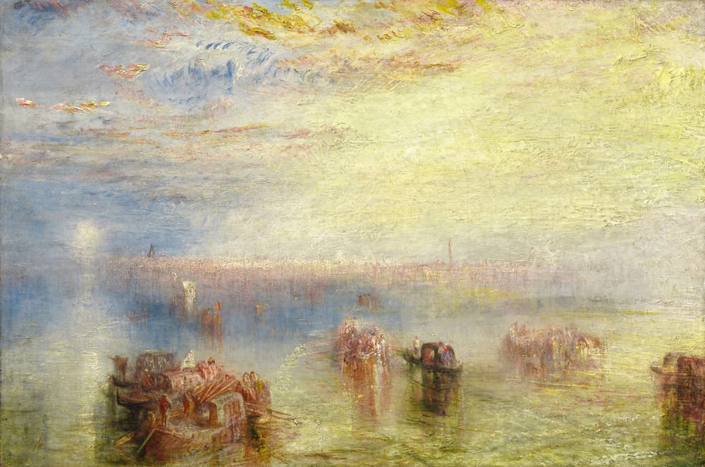 Approach to Venice - Joseph Mallord William Turner (1844)